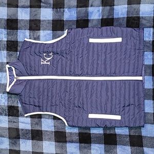 Kansas City Royals. Lightweight stadium vest. Full-zip.  Like-new. Oversized Med